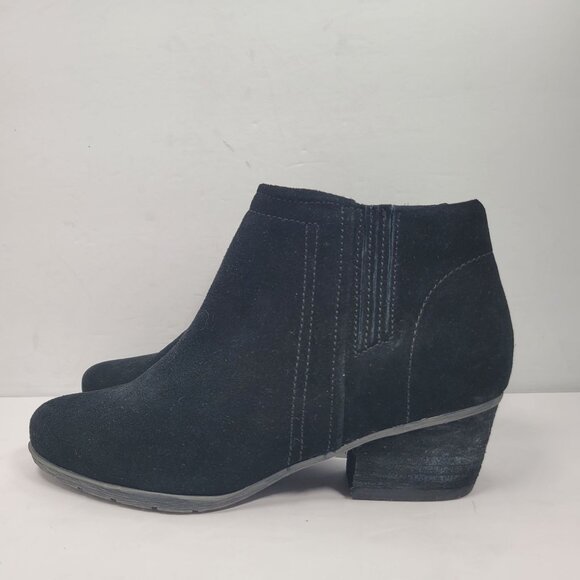 Blondo Women's Black Suede Ankle Waterproof Boots B6708015 US Size 8.5M NWT - Picture 2 of 9